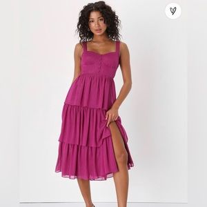 Lulus NWT midi dress